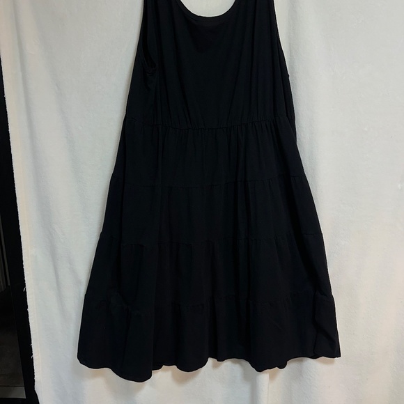 Allen Allen Women's 3X Black T-Shirt Dress Sleeveless Knee Length w/Tag - Picture 8 of 9